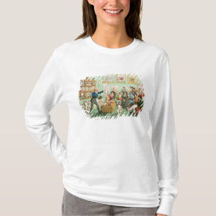 Die Köpfe und die Gehirne der Kälber; ein T-Shirt