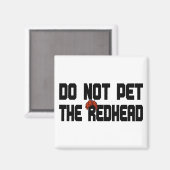 Die Kopfhaut nicht (mit/Wig) Magnet (Vorderseite/Rückseite)