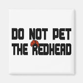 Die Kopfhaut nicht (mit/Wig) Magnet (Vorne)