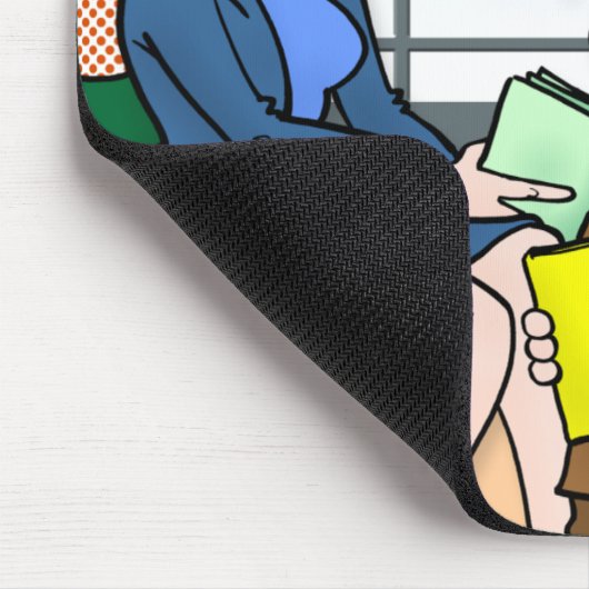 Die Kopien-Maschine Mousepad (Ecke)