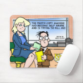 Die Kopien-Maschine Mousepad (Mit Mouse)
