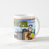 Die Kopiermaschine Kaffeetasse (VorderseiteRechts)