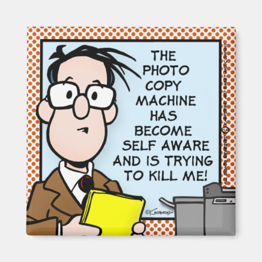 Die Kopiermaschine Magnet (Vorne)