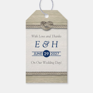 Die Kopplung der bekannten rustikalen Hochzeit Geschenkanhänger