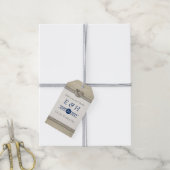 Die Kopplung der bekannten rustikalen Hochzeit Geschenkanhänger (Mit Garn)
