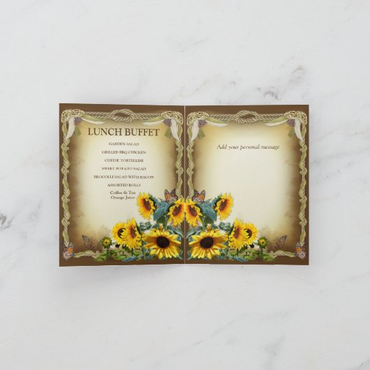 Die Kopplung der Dusche Einladung (Innenseite)