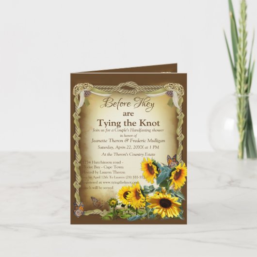 Die Kopplung der Dusche Einladung (Vorderseite)