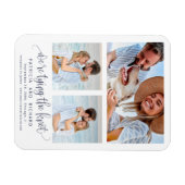 Die Kopplung der Knoten Hochzeit speichern das Fot Magnet (Horizontal)