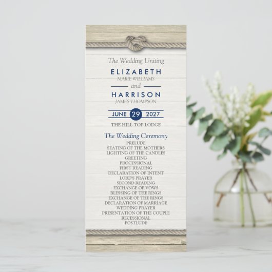 Die Kopplung des bekannten rustikalen Beach-Hochze Programm (Stehend Vorderseite)