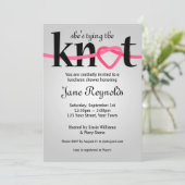 Die Kopplung des Polterabends der Knochen Einladung (Stehend Vorderseite)