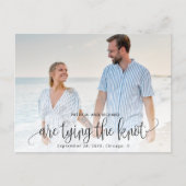 Die Kopplung von Hochzeiten rettet das Date-Foto Postkarte (Vorderseite)