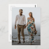Die Kopplung von Hochzeiten rettet das Date-Foto Postkarte (Vorne/Hinten)
