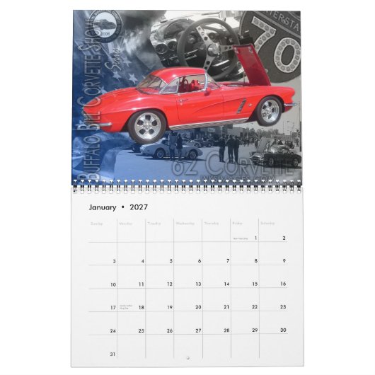 "Die Korvette-Sammlung " Kalender (Jan 2027)