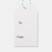 Die kosmische Farbmarke Geschenkanhänger (Rückseite)