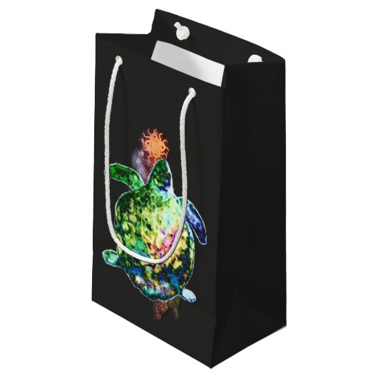 Die kosmische Farbmarke Kleine Geschenktüte (Vorderseite Schrägansicht)