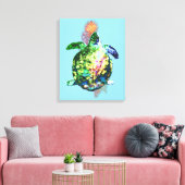 Die kosmische Farbmarke Leinwanddruck (Insitu (Wohnzimmer))