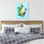 Die kosmische Farbmarke Leinwanddruck (Insitu (Schlafzimmer))