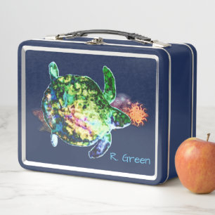 Die kosmische Farbmarke Metall Lunch Box