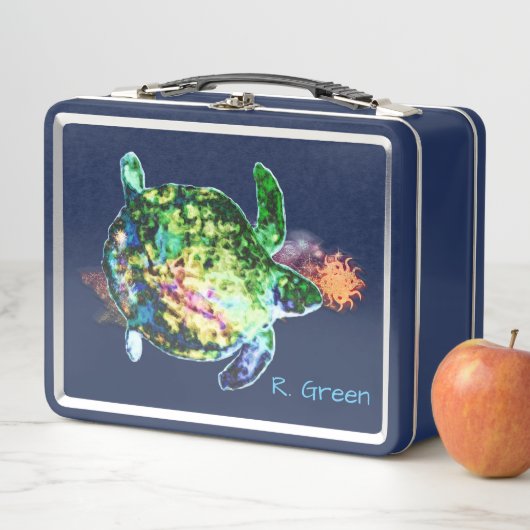 Die kosmische Farbmarke Metall Lunch Box (Beispiel)