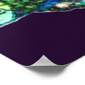 Die kosmische Farbmarke Poster (Ecke)