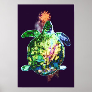 Die kosmische Farbmarke Poster