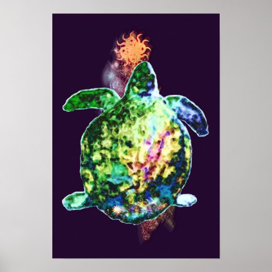 Die kosmische Farbmarke Poster (Vorne)