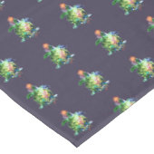Die kosmische Farbmarke Tischdecke (Schrägansicht)