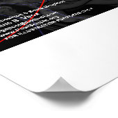 Die kosmische Kreuzigung Poster (Ecke)