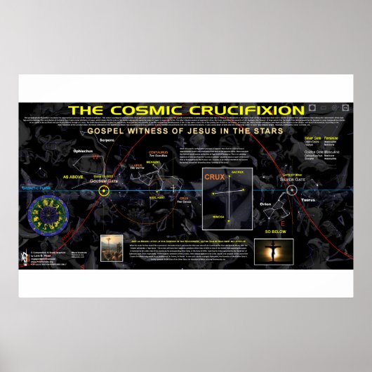 Die kosmische Kreuzigung Poster (Vorne)
