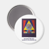 Die kosmische Pool-Halle wurde für Aufstieg 2012 n Magnet (Vorderseite/Rückseite)
