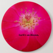 Die kosmische Rose: Das Täuschungsdesign der Natur Button (Vorderseite)