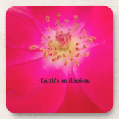 Die kosmische Rose: Das Täuschungsdesign der Natur Untersetzer (Vorderseite)