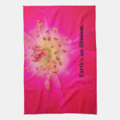 Die kosmische Rose: Die Täuschung der Natur Küchentuch (Vertikal)