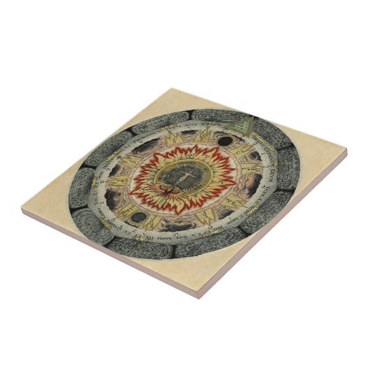 Die kosmische Rose Fliese (Seite)