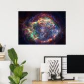 Die kosmische Schale der Seelenlicht-Wandkunst Poster (Heimbüro)