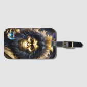 Die kosmische Toast des Golden Ape Gepäckanhänger (Vorderseite (Horizontal))