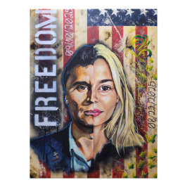Die Kosten der Freiheit - Amerikanische Patriotisc Fotodruck