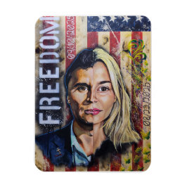 Die Kosten der Freiheit - Amerikanische Patriotisc Magnet