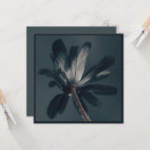 Die köstlich dunkle Blume Karte (Vorderseite/Rückseite Beispiel)