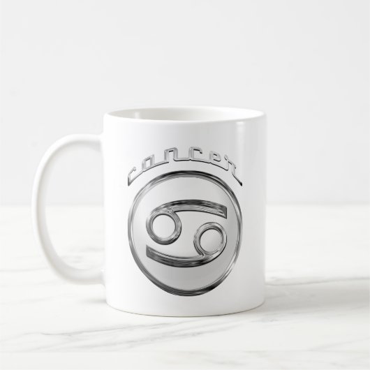 Die Krabbe - astrologisches Symbol Kaffeetasse (Links)