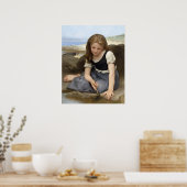 Die Krabbe von William-Adolphe Bouguereau Poster (Küche)