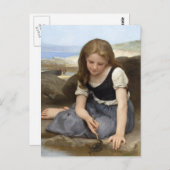 Die Krabbe von William-Adolphe Bouguereau Postkarte (Vorne/Hinten)