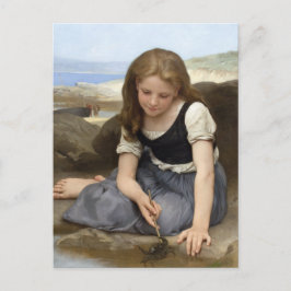 Die Krabbe von William-Adolphe Bouguereau Postkarte