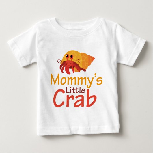 Die Krabben-Baby-T - Shirt der lustigen Mama (Vorderseite)