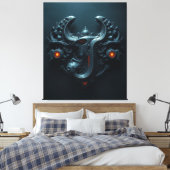 „Die Kraft des Universums – Energie ohne Grenzen“ Leinwanddruck (Insitu (Schlafzimmer))