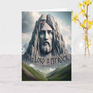 Die Kraft meiner Errettung ist der Herr mein Stein Karte