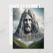 Die Kraft meiner Errettung ist der Herr mein Stein Postkarte (Vorne/Hinten)