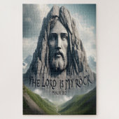 Die Kraft meiner Errettung ist der Herr mein Stein Puzzle (Vertikal)