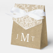 Die Kraft & Spitzen-Hochzeitskollektion Geschenkschachtel (Vorderseite)