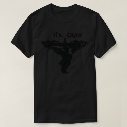 Die Krähe schwarz T-Shirt (Design vorne)